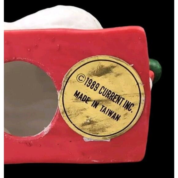 VTG Christmas Ornaments Lot of 6 Bird Dove‎ Heart Rabbits Snow Woman 1976 - 1999 - Picture 5 of 15